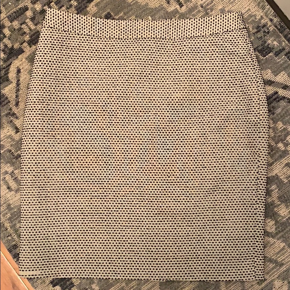 Loft Black Thread Skirt
